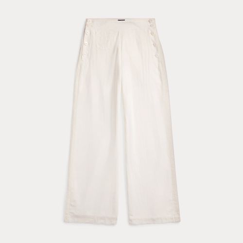 Pantalon brodé en lin et coton - RRL - Modalova