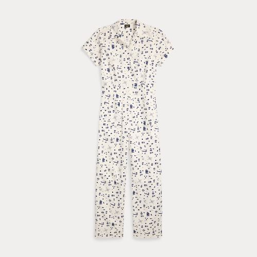 Combinaison en coton flammé à motif - RRL - Modalova