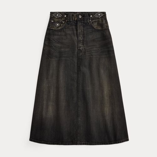 Jupe en denim cloutée - RRL - Modalova