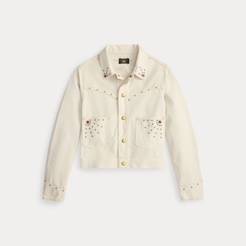 Veste cloutée en denim - RRL - Modalova