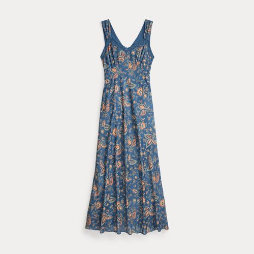 Robe à motif fleuri en voile de coton - RRL - Modalova