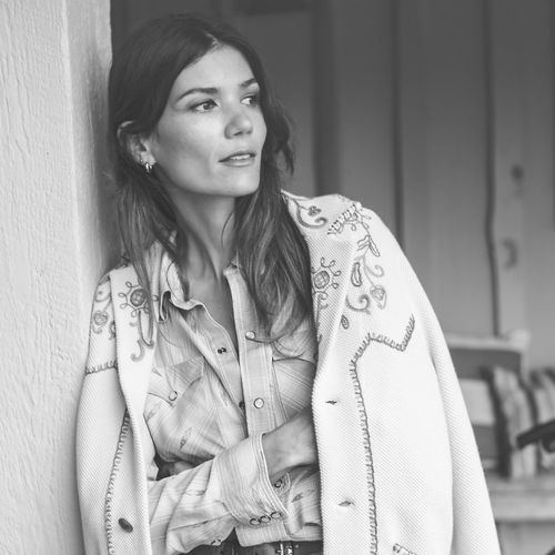 Veste pull western brodée - RRL - Modalova