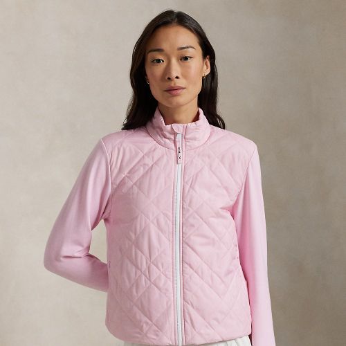 Veste zippée hybride en coton éponge - RLX - Modalova