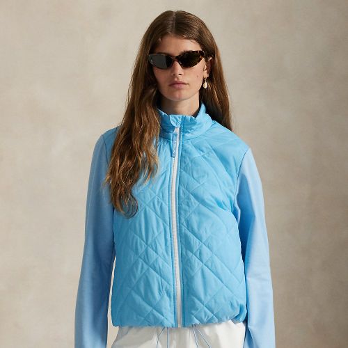 Veste zippée hybride en coton éponge - RLX - Modalova