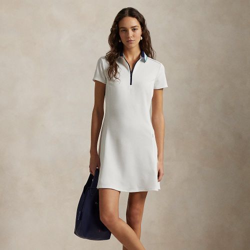 Robe polo demi-zippée en piqué stretch - RLX - Modalova