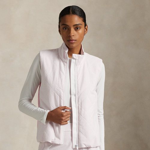 Gilet zippé hybride à pan matelassé - RLX - Modalova
