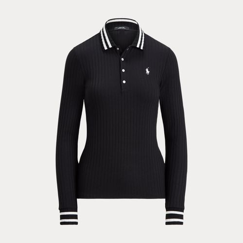 Polo côtelé à manches longues Slim Fit - RLX - Modalova