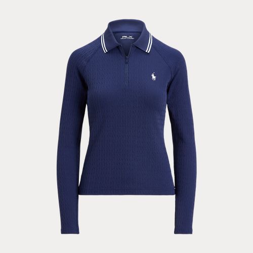 Polo demi-zippé torsadé manches longues - RLX - Modalova