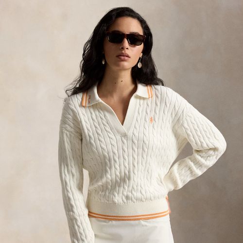 Pull torsadé à col polo - RLX - Modalova