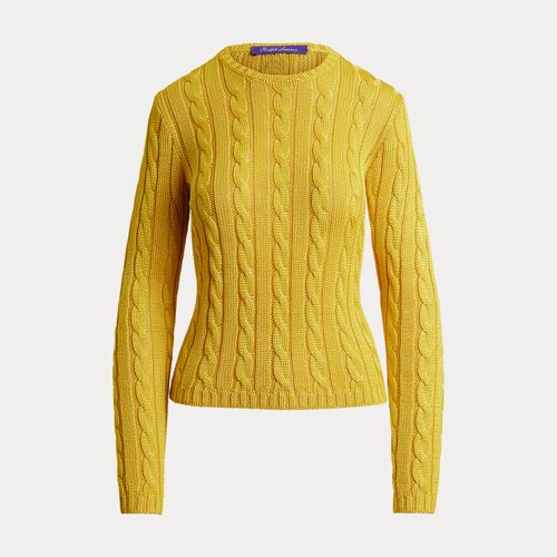 Pull col rond torsadé en soie - Collection - Modalova