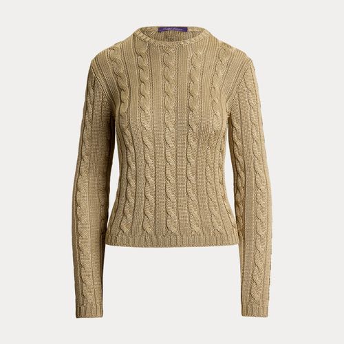 Pull col rond torsadé en soie - Collection - Modalova