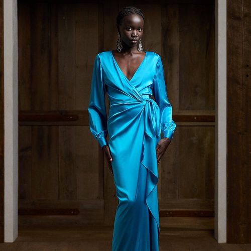 Robe du soir Saundra charmeuse stretch - Collection - Modalova