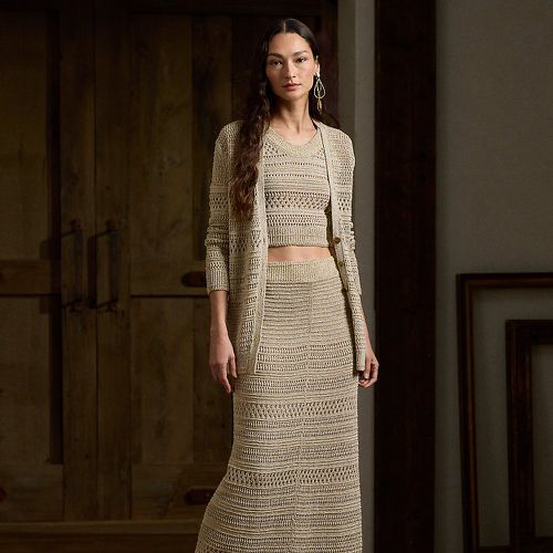 Maxi jupe texturée pailletée - Collection - Modalova