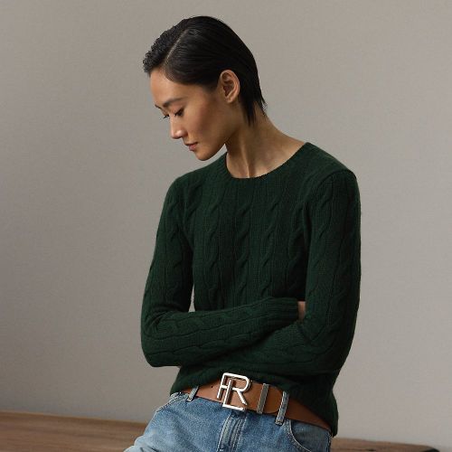 Pull col rond torsadé en cachemire - Collection - Modalova