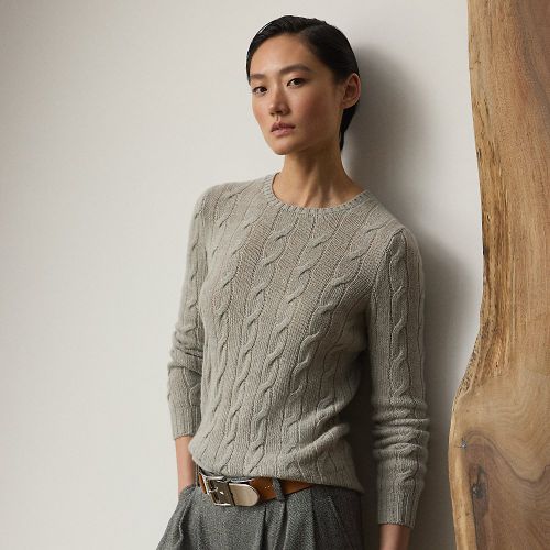 Pull col rond torsadé en cachemire - Collection - Modalova