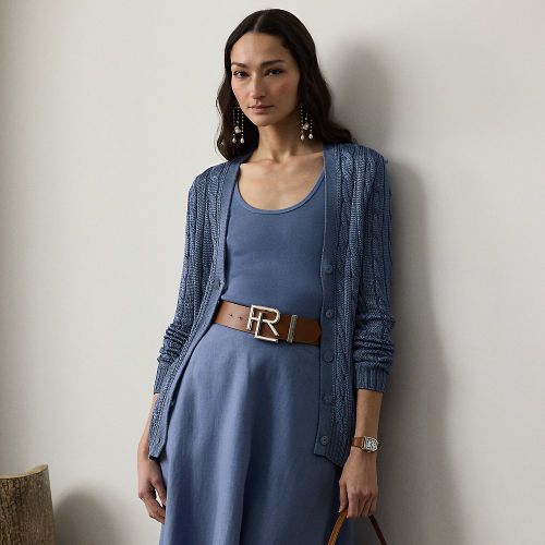 Pull cardigan torsadé en soie - Collection - Modalova