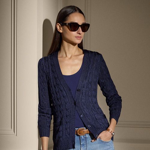 Pull cardigan torsadé en soie - Collection - Modalova