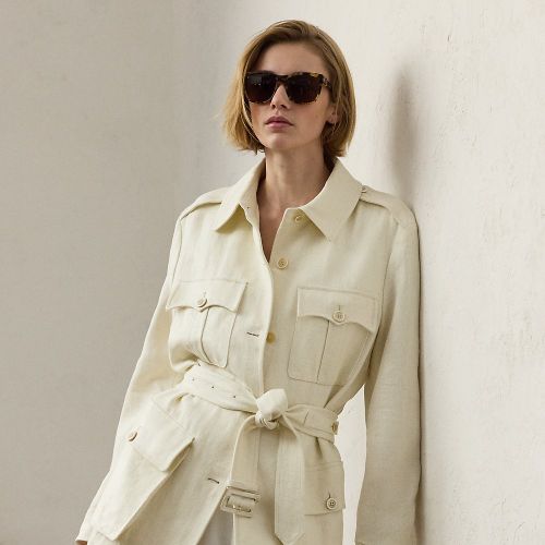 Veste de treillis Sydney en lin natté - Collection - Modalova