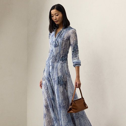 Robe Hannes à motif gaze de lin mélangé - Collection - Modalova