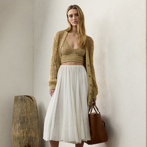 Jupe Trivelas en voile plissé décoré - Collection - Modalova