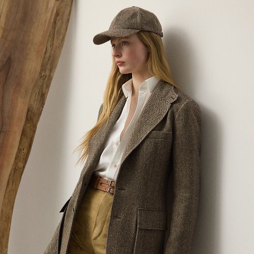 Veste Preston II en tweed à chevrons - Collection - Modalova