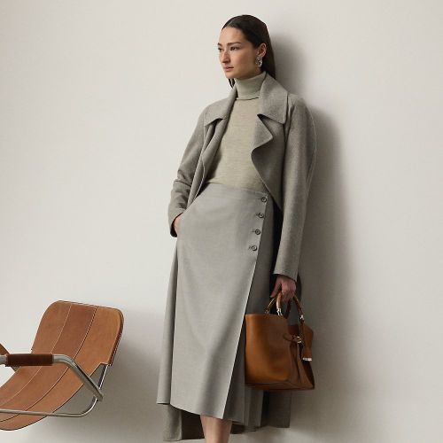 Jupe mi-longue Dee en laine - Collection - Modalova