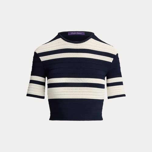 Pull court texturé rayé - Collection - Modalova