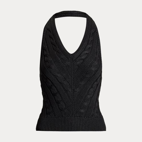 Pull dos nu torsadé en soie - Collection - Modalova