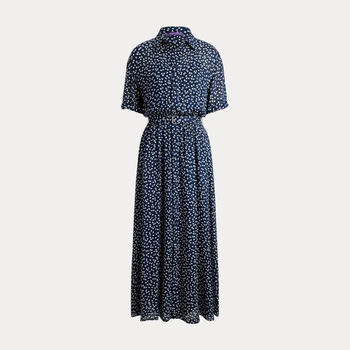 Robe de jour Sura en georgette à imprimé géométrique - Collection - Modalova