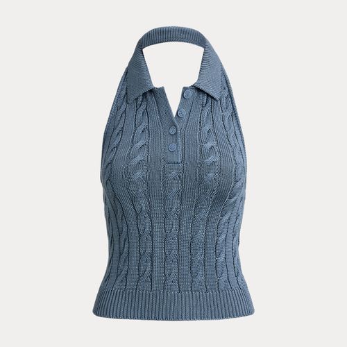 Pull polo dos nu torsadé - Collection - Modalova