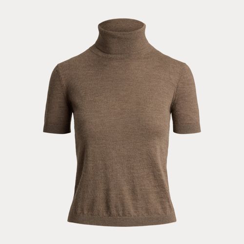 Pull col roulé manches courtes cachemire - Collection - Modalova