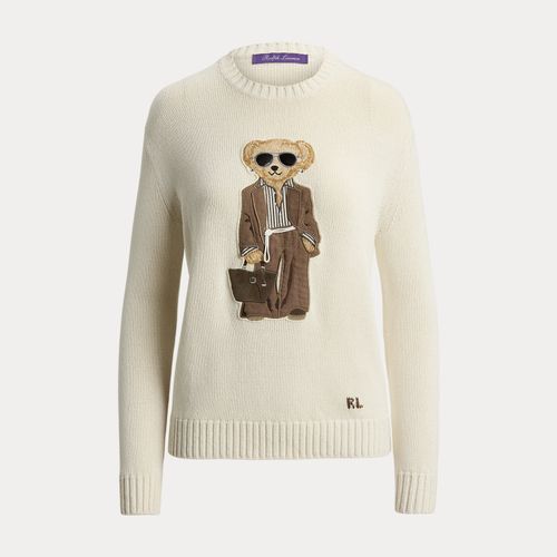Pull col rond Summer Polo Bear en soie - Collection - Modalova