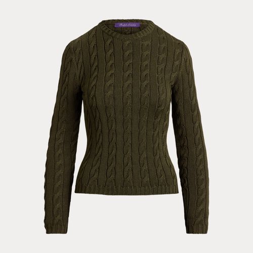 Pull col rond torsadé en soie mélangée - Collection - Modalova