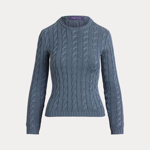 Pull col rond torsadé en soie mélangée - Collection - Modalova