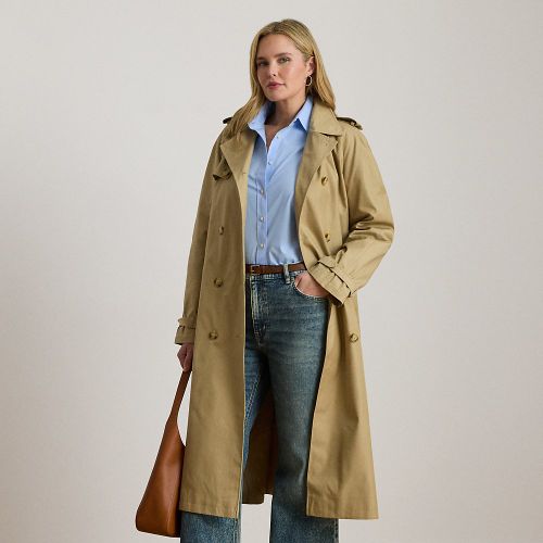 Grandes Tailles - Trench-coat croisé ceinturé - Lauren Curve - Modalova