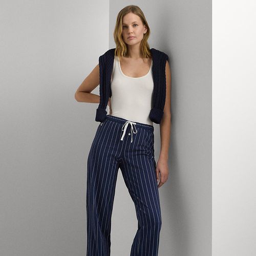 Pantalon de pyjama jersey de coton rayé - Lauren - Modalova