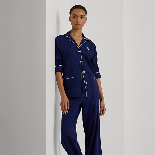 Pyjama en lin mélangé - Lauren - Modalova