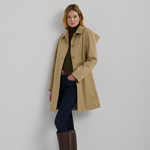 Manteau à capuche en coton mélangé - Lauren - Modalova