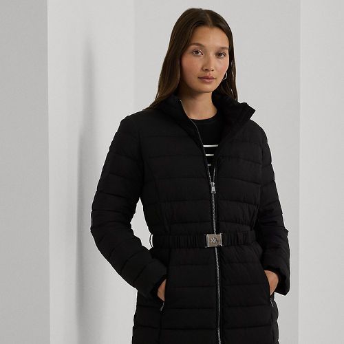 Manteau matelassé ceinturé col cheminée - Lauren - Modalova