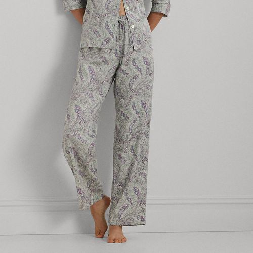 Pyjama motif cachemire satinette coton - Lauren - Modalova