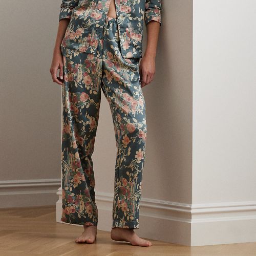 Pyjama fleuri en satin - Lauren - Modalova