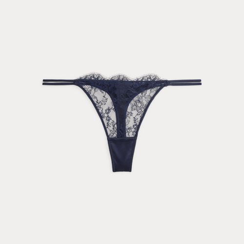 String en satin et dentelle - Lauren - Modalova