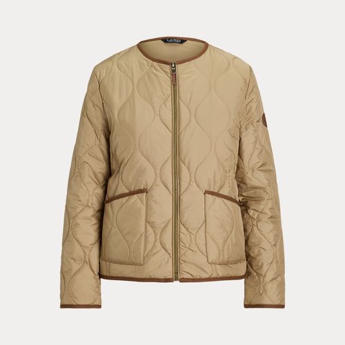 Veste bordée de sergé matelassage oignon - Lauren - Modalova