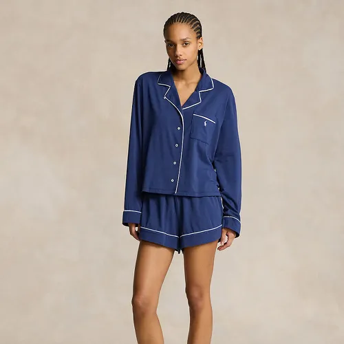 Pyjama à manches longues en jersey - Polo Ralph Lauren - Modalova