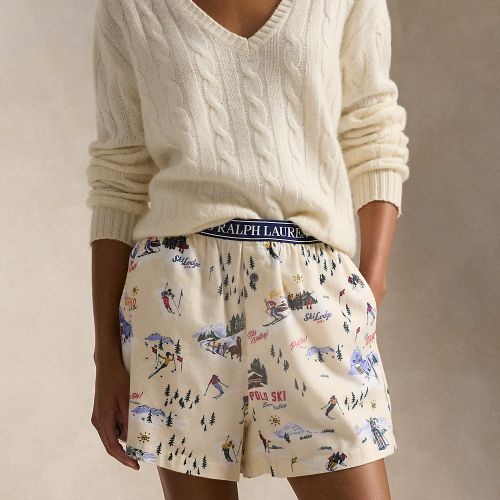 Boxer à motif ski en coton - Polo Ralph Lauren - Modalova