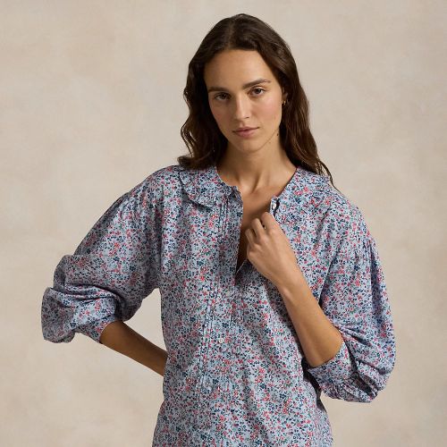 Pyjama fleuri à manches longues en coton - Polo Ralph Lauren - Modalova