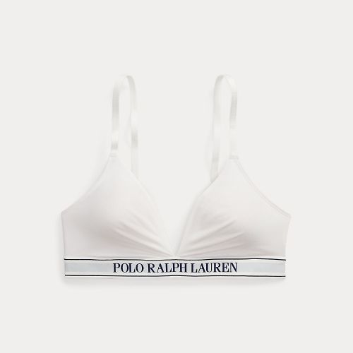 Soutien-gorge brassière triangle à logo - Polo Ralph Lauren - Modalova