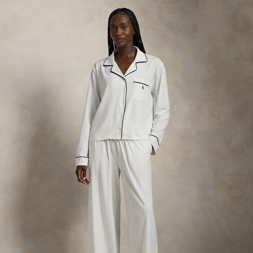 Pyjama à manches longues en jersey - Polo Ralph Lauren - Modalova