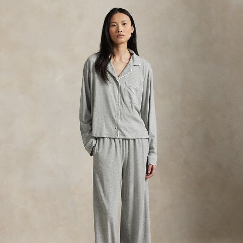 Pyjama à manches longues en jersey - Polo Ralph Lauren - Modalova