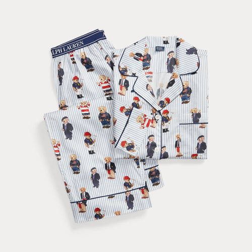 Pyjama Polo Bear en satinette de coton - Polo Ralph Lauren - Modalova